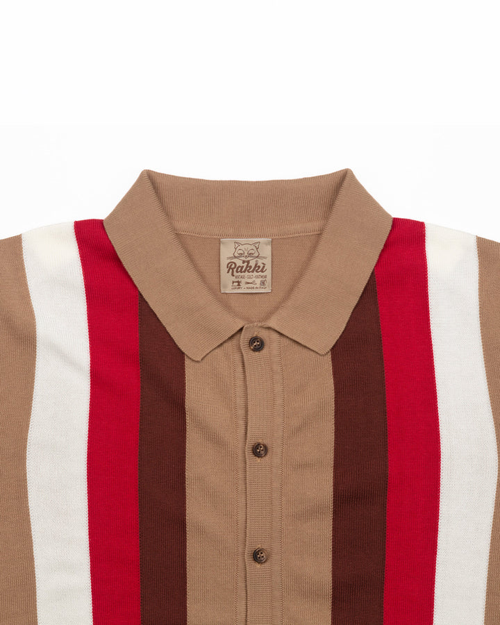 Mr President Polo Shirt in Camel