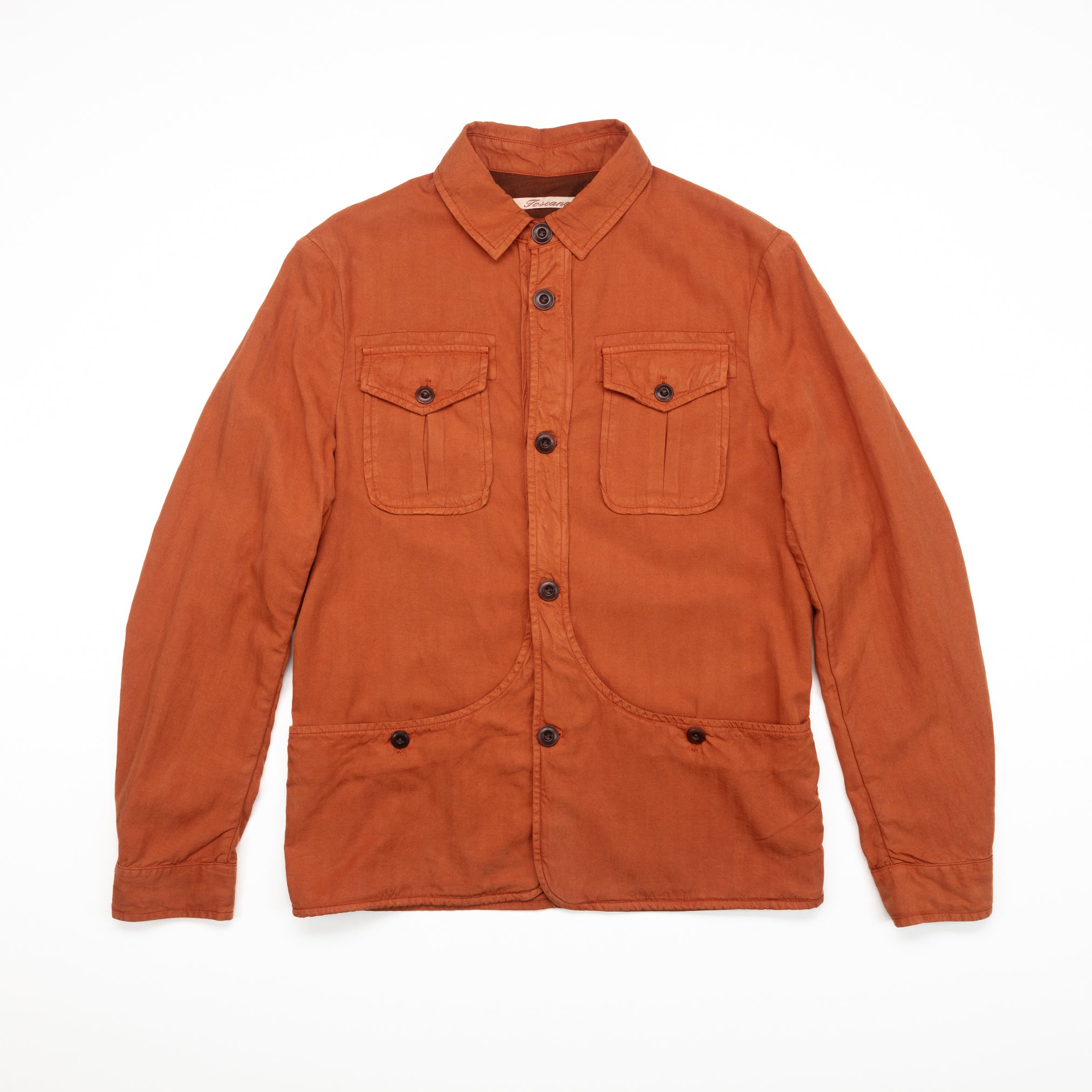 The Iconic Shirt Jacket in Rust