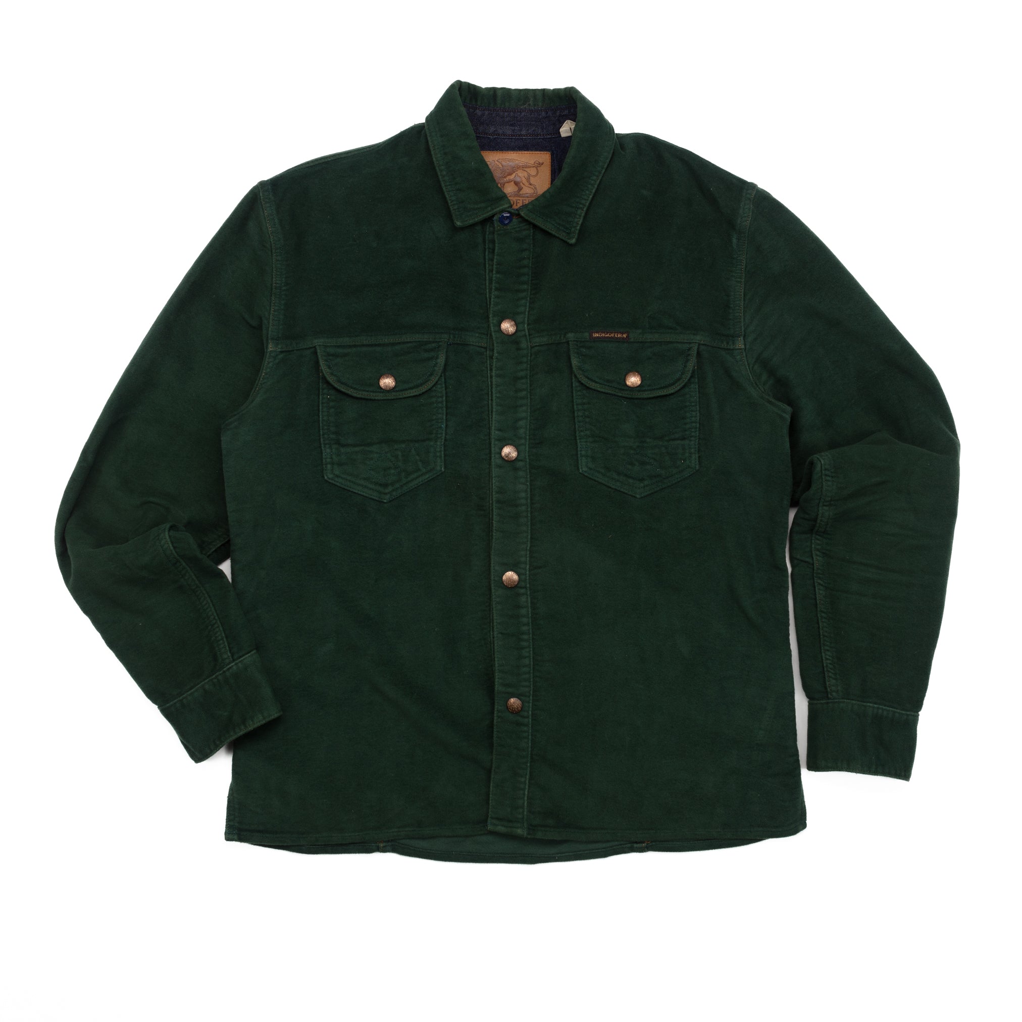Green Moleskin Shirt - XL