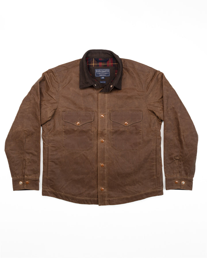 7073-WX Heavy Shirt  in Dark Tan