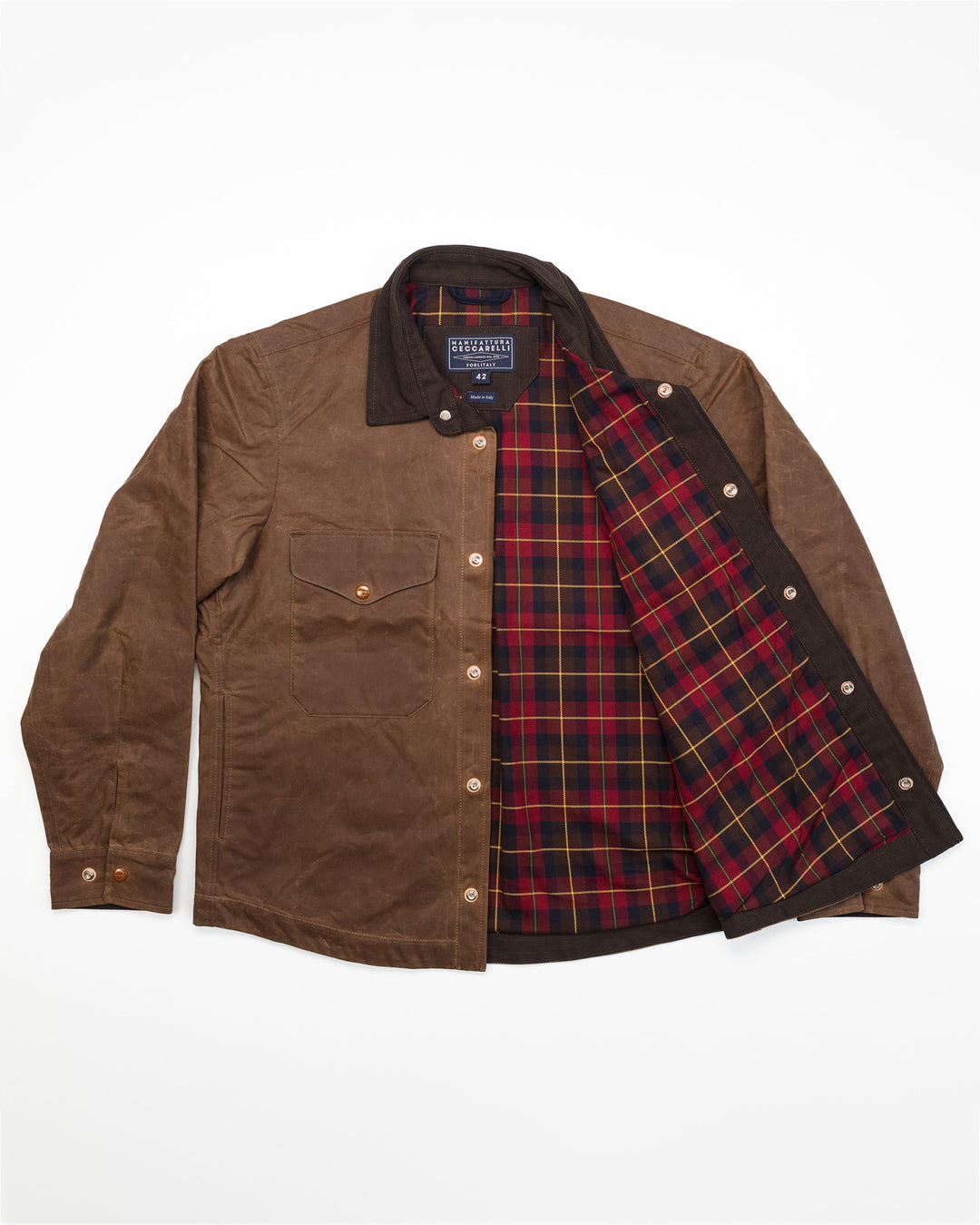 7073-WX Heavy Shirt  in Dark Tan