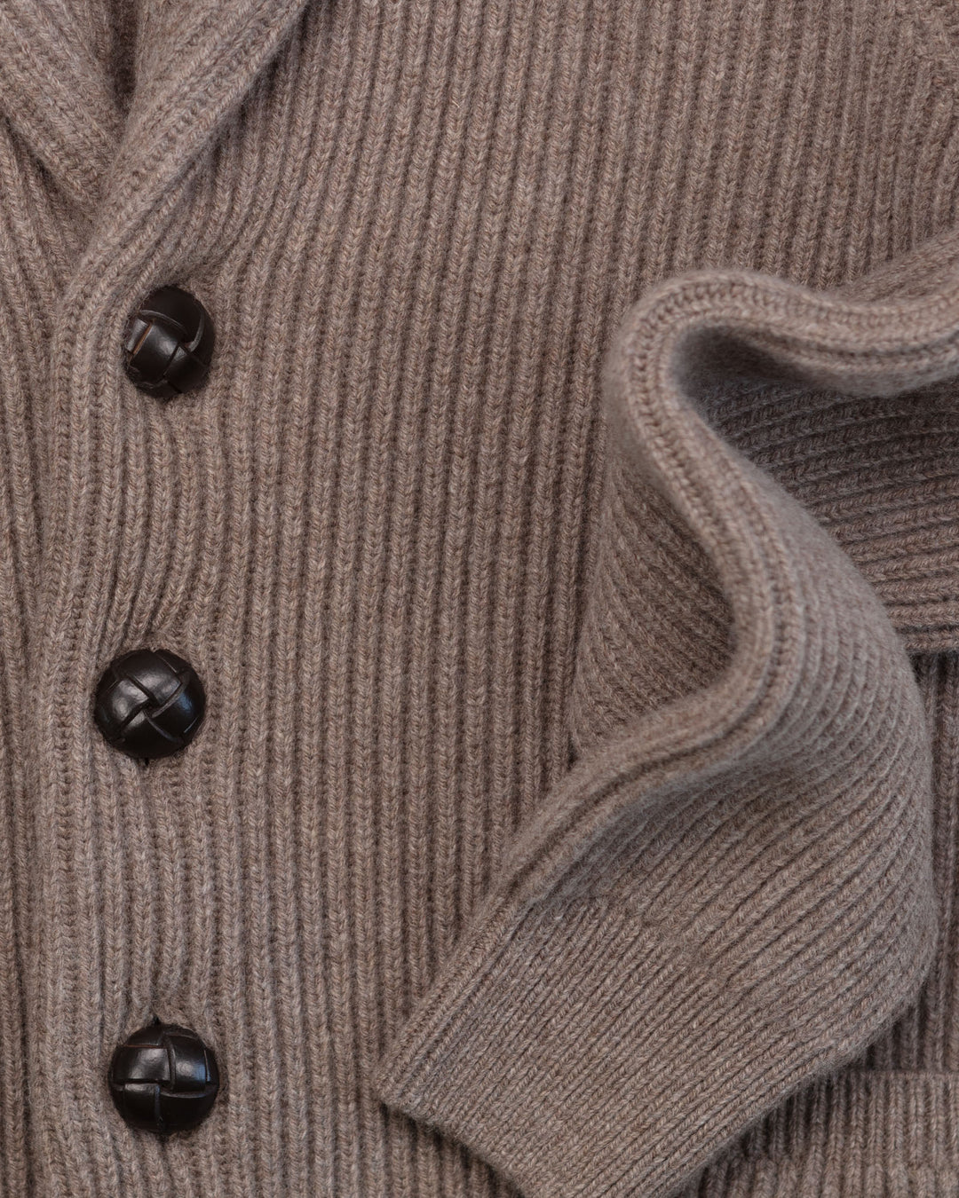 Shawl Cardigan in Taupe