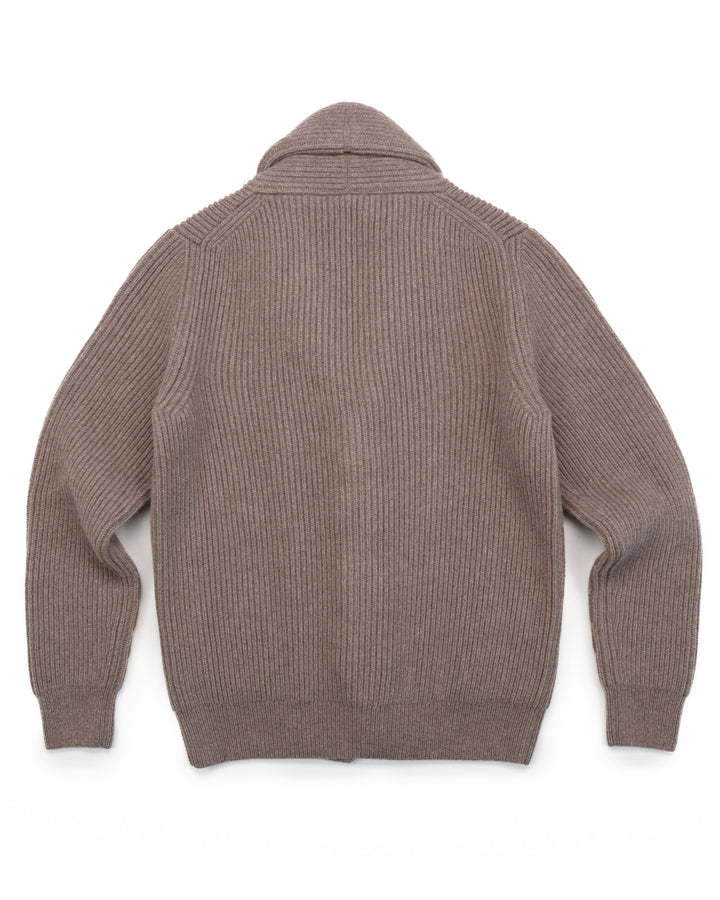 Shawl Cardigan in Taupe