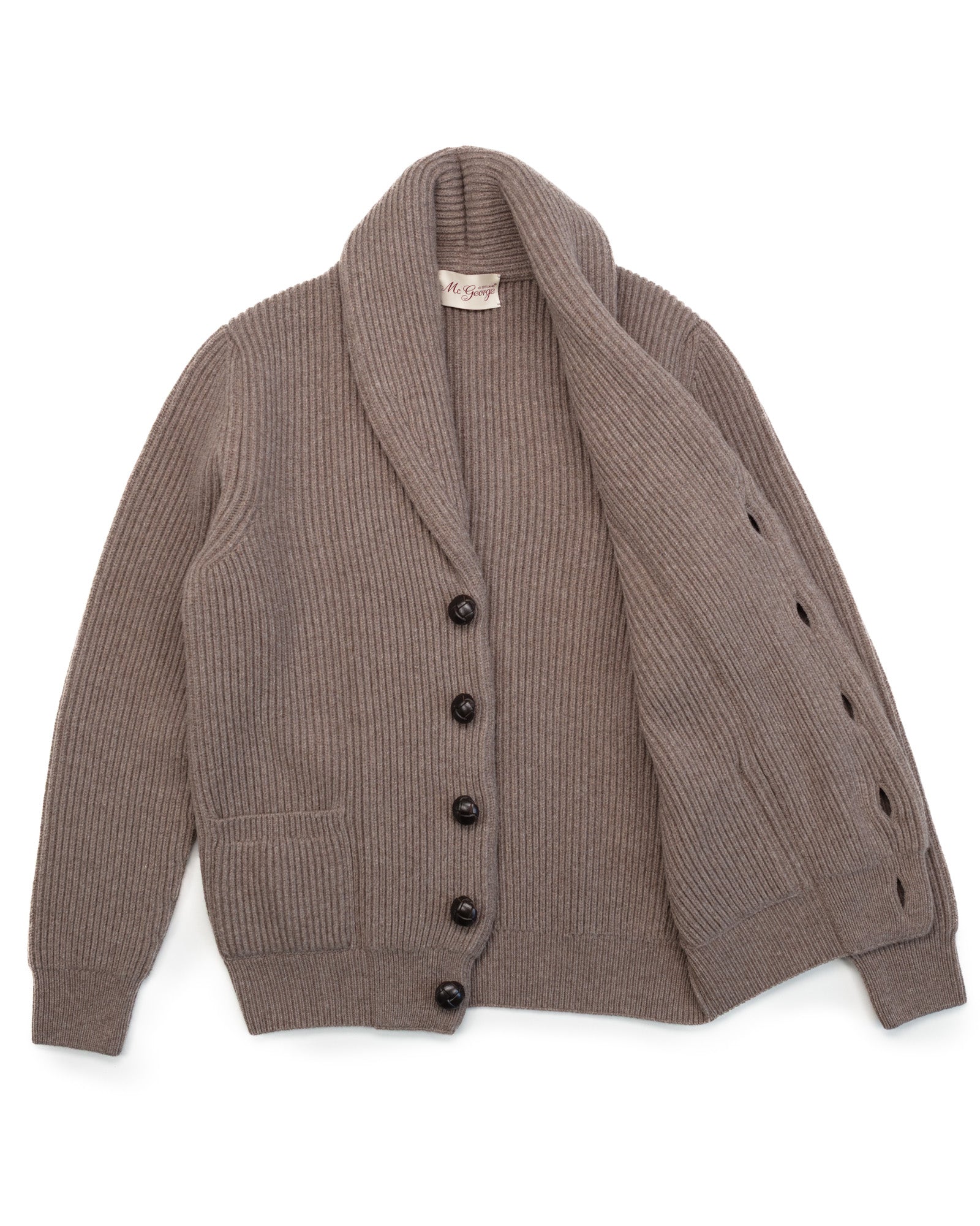 Shawl Cardigan in Taupe – The Revive Club