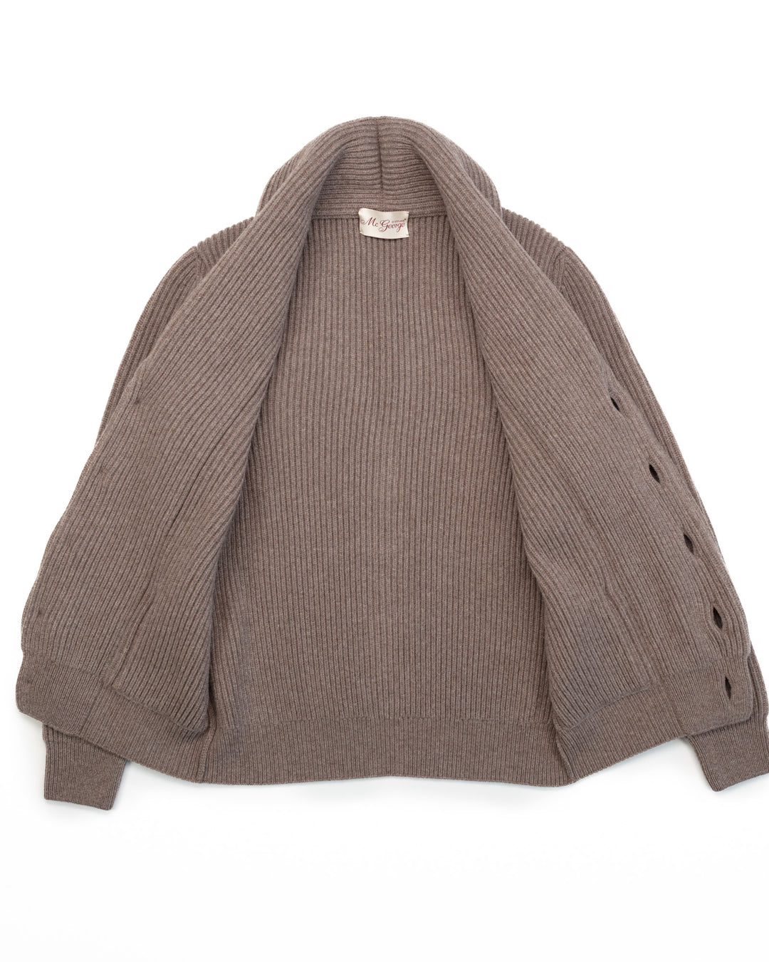 Shawl Cardigan in Taupe