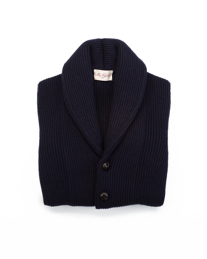 Shawl Cardigan in Navy