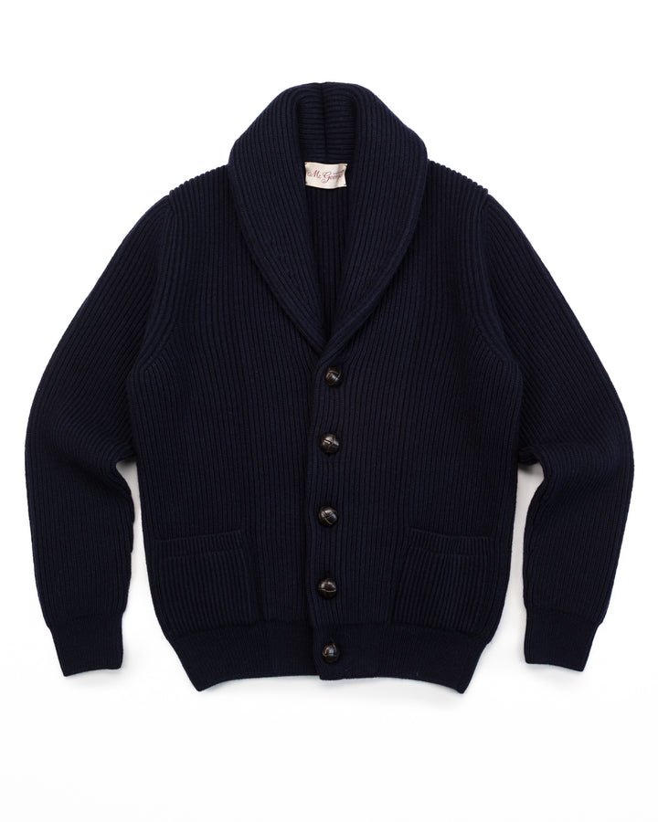 Shawl Cardigan in Navy