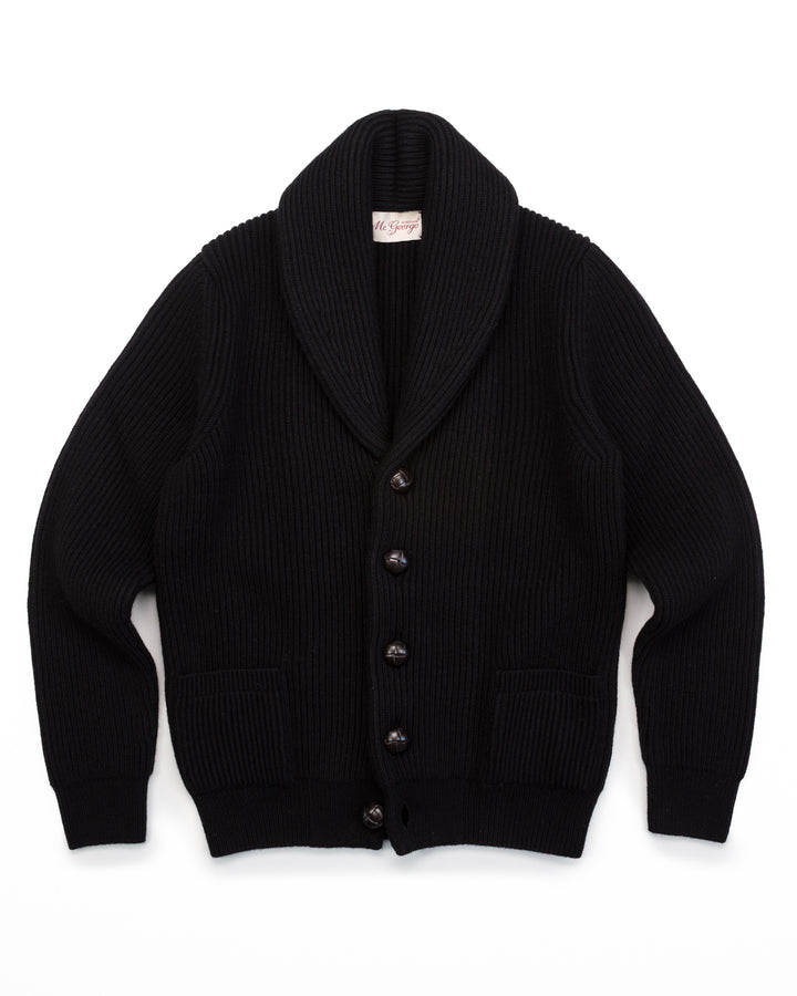Shawl Cardigan in Black
