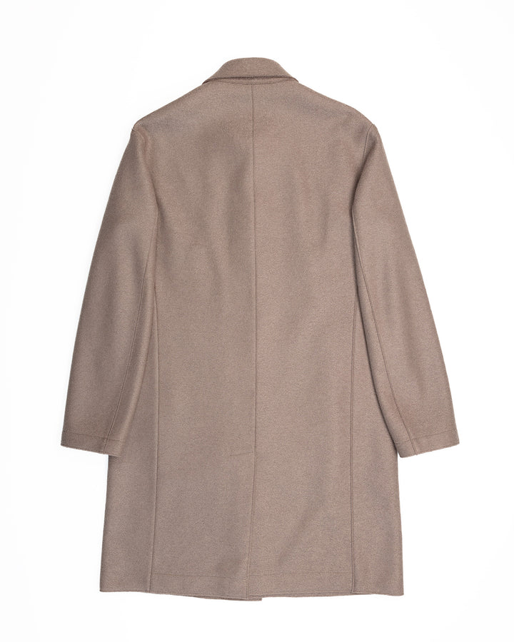 Mac Coat in Taupe Pressed Wool