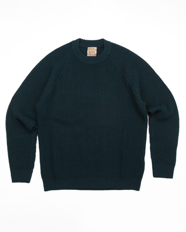 Rebel Crewneck in Bottle Green