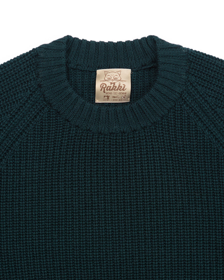 Rebel Crewneck in Bottle Green