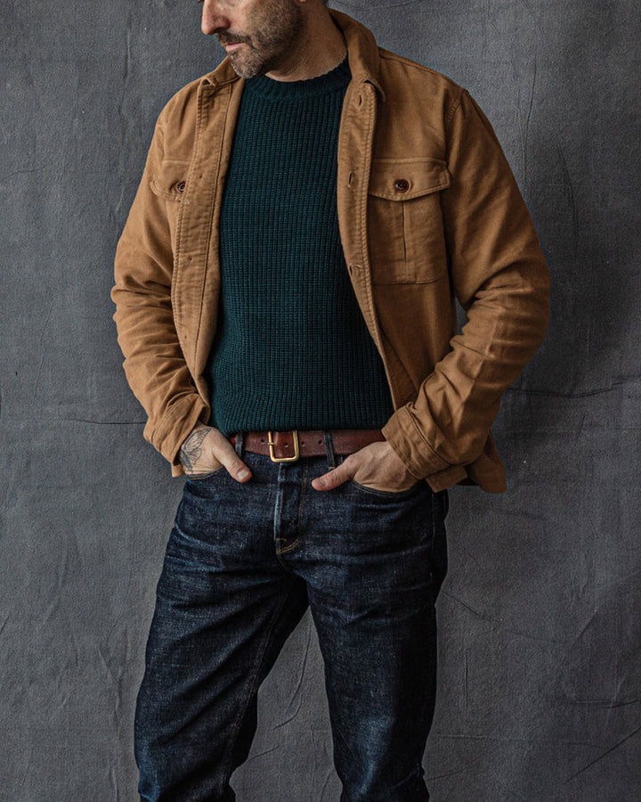 Rebel Crewneck in Bottle Green