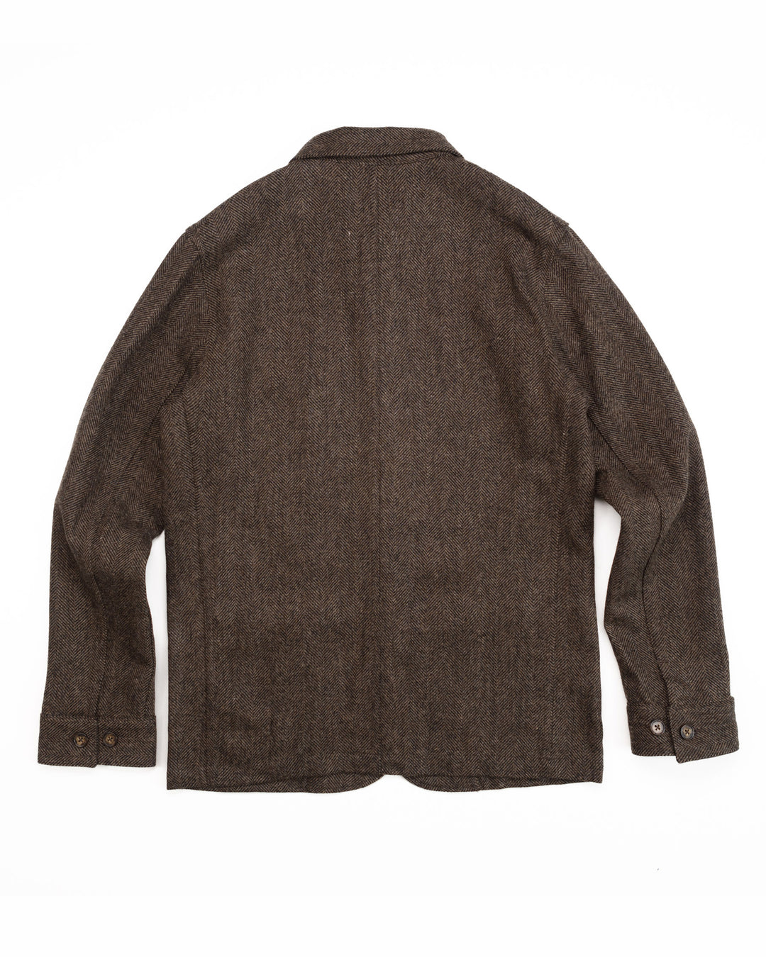Labura in Brown Herringbone Wool