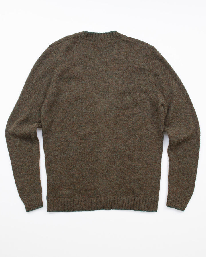 The Richard Cardigan in Olive Melange