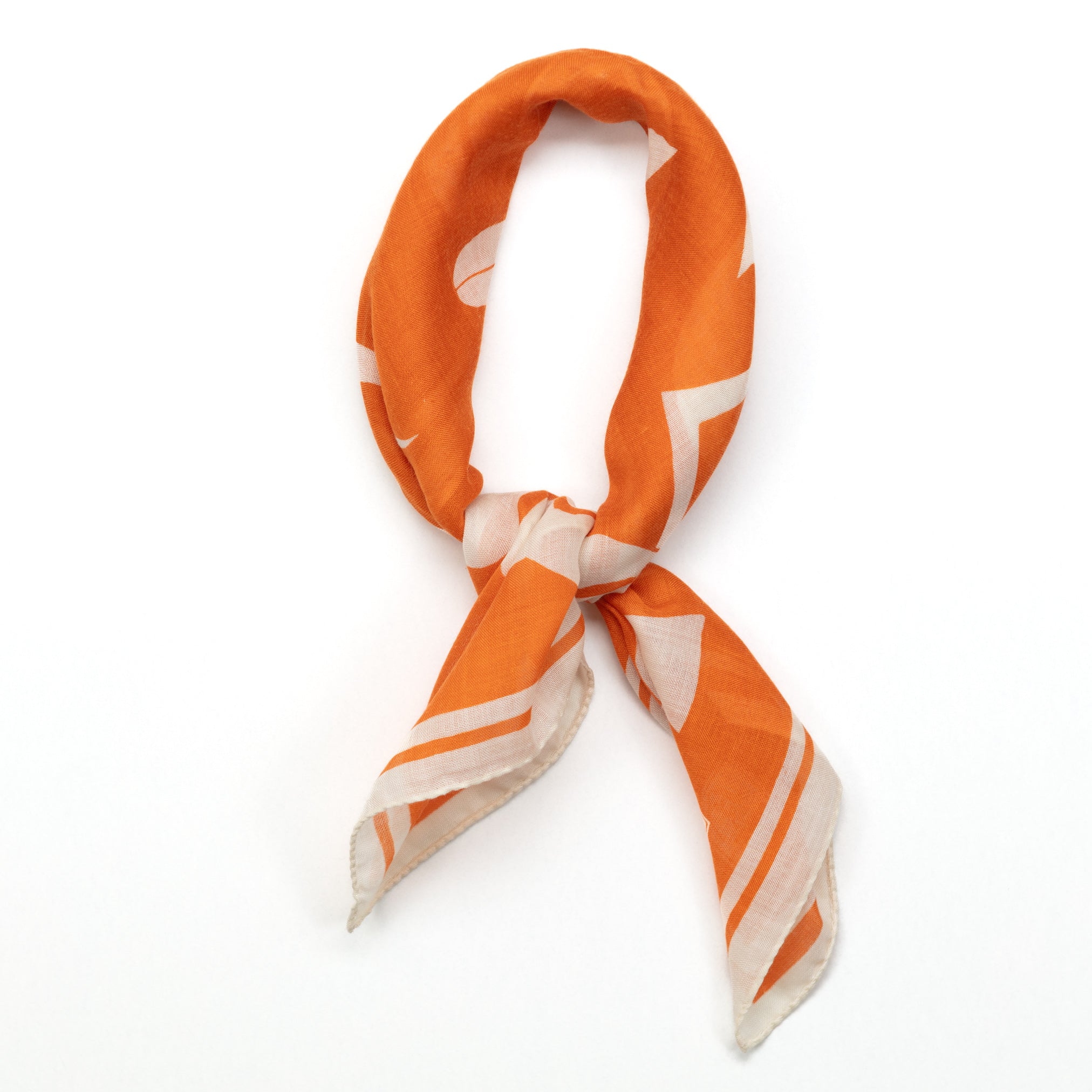 新品未使用 TIMEWORN CLOTHING BANDANA ORANGE 新品未使用 TIMEWORN CLOTHING BANDANA ORANGE Hand Printed Orange
