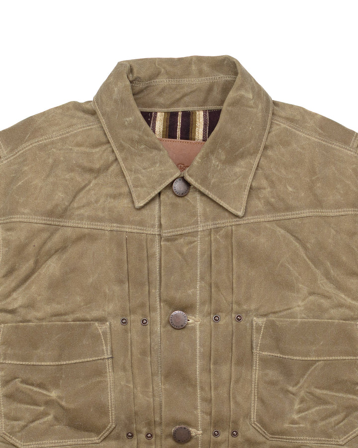 Waxed Riders Jacket in Tobacco