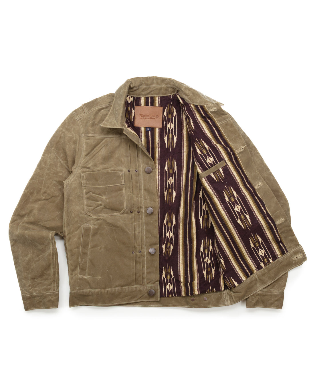 Waxed Riders Jacket in Tobacco