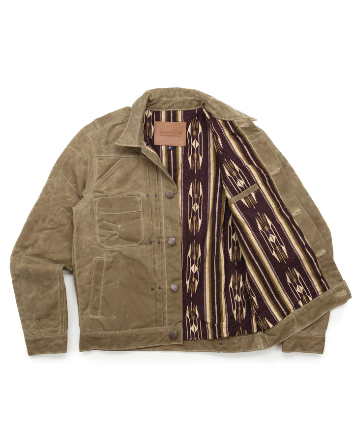 Waxed Riders Jacket in Tobacco