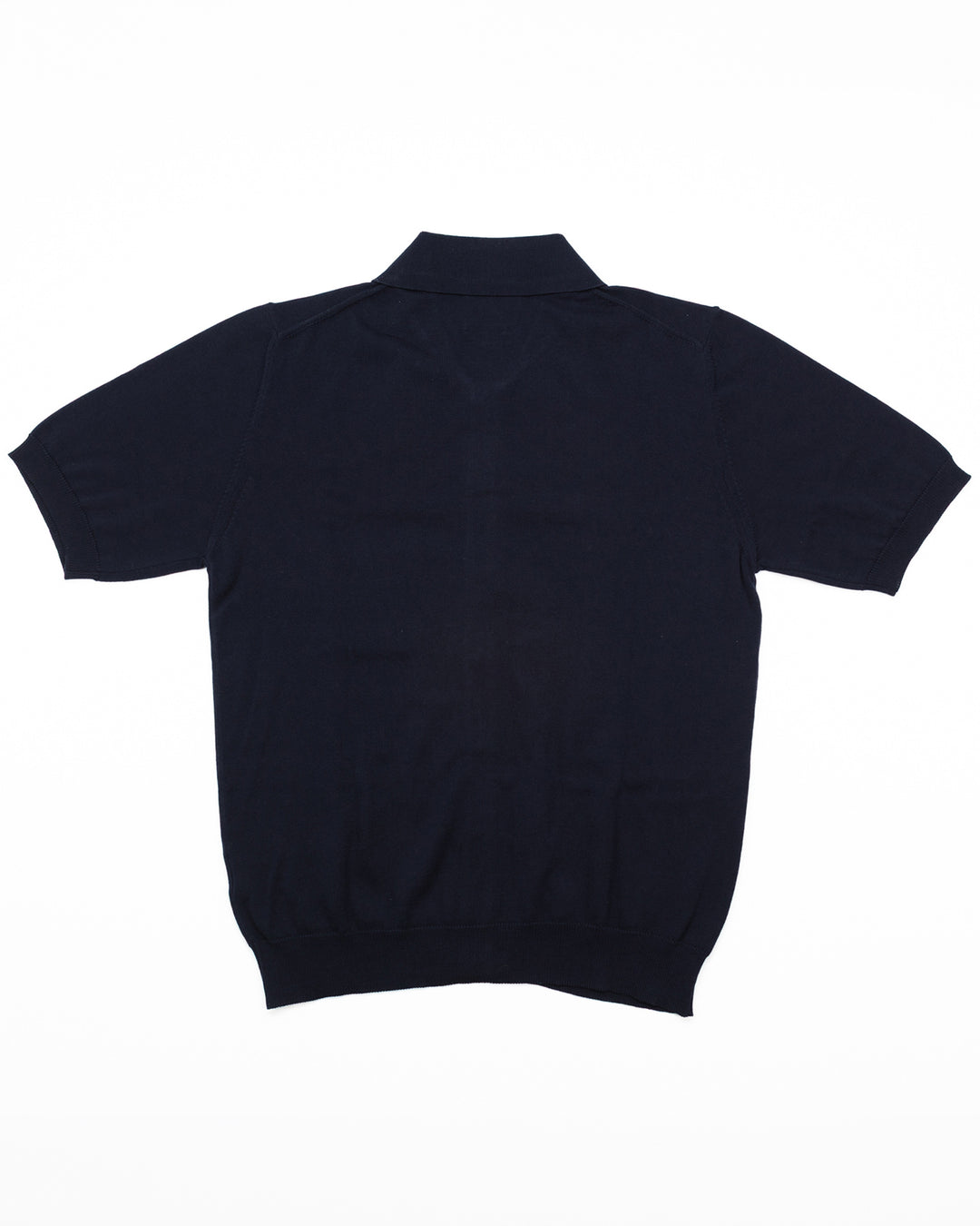 The Voice Polo Shirt in Navy Mako Cotton