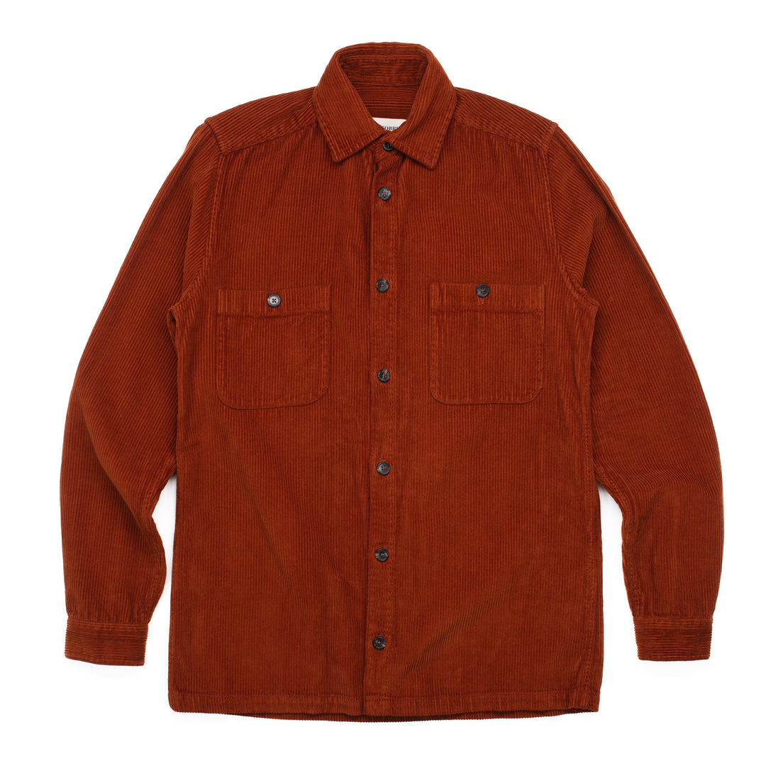 Claggan Shirt in Rust Cord – The Revive Club Claggan Shirt in Rust Cord – The Revive Club
