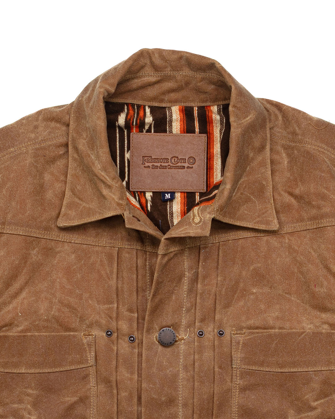 Waxed Riders Jacket in Rust