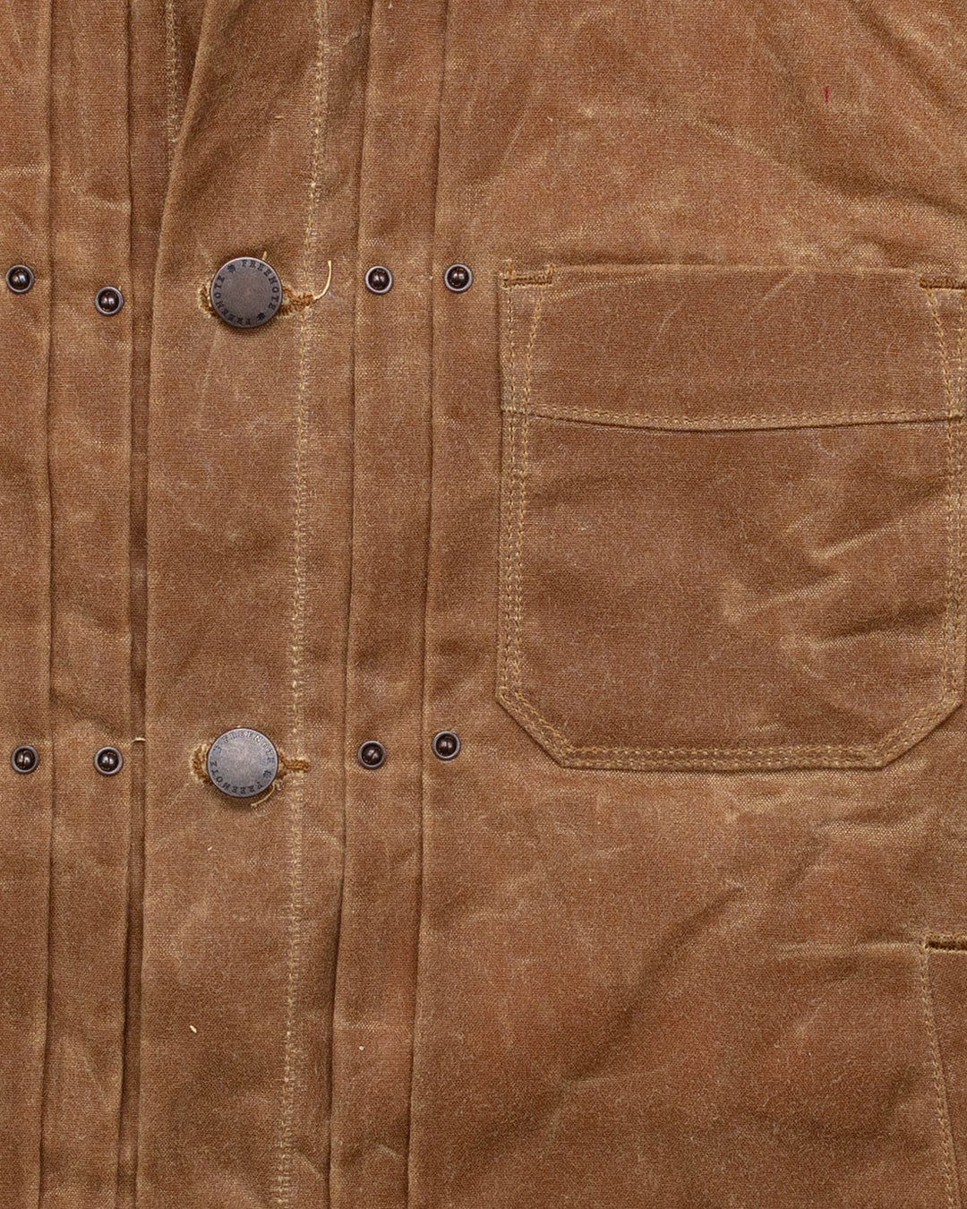 Waxed Riders Jacket in Rust
