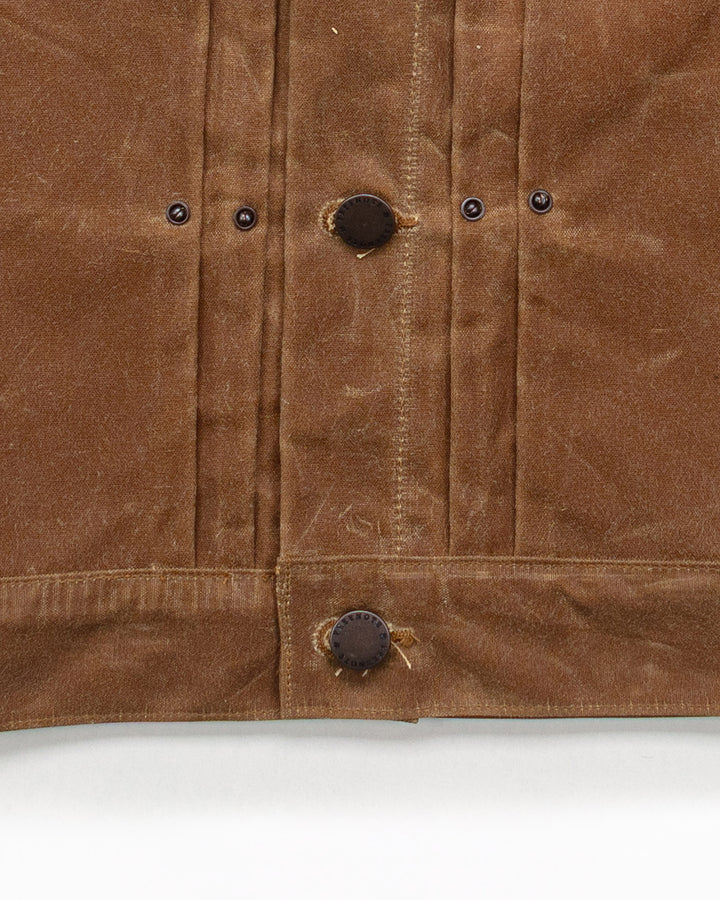 Waxed Riders Jacket in Rust