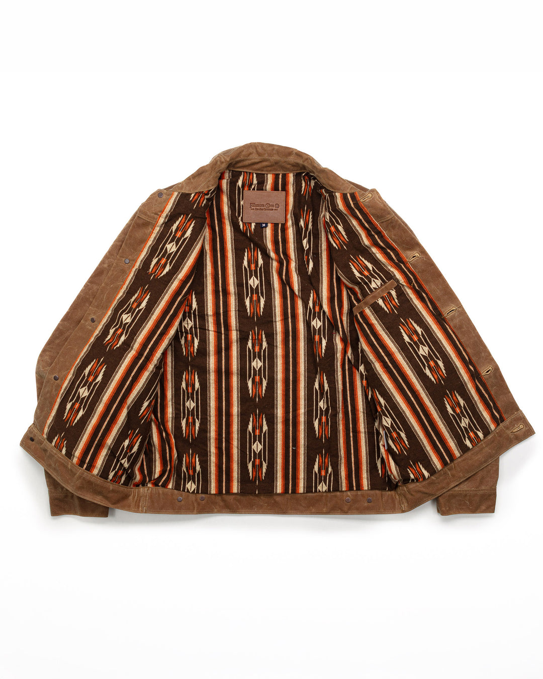 Waxed Riders Jacket in Rust