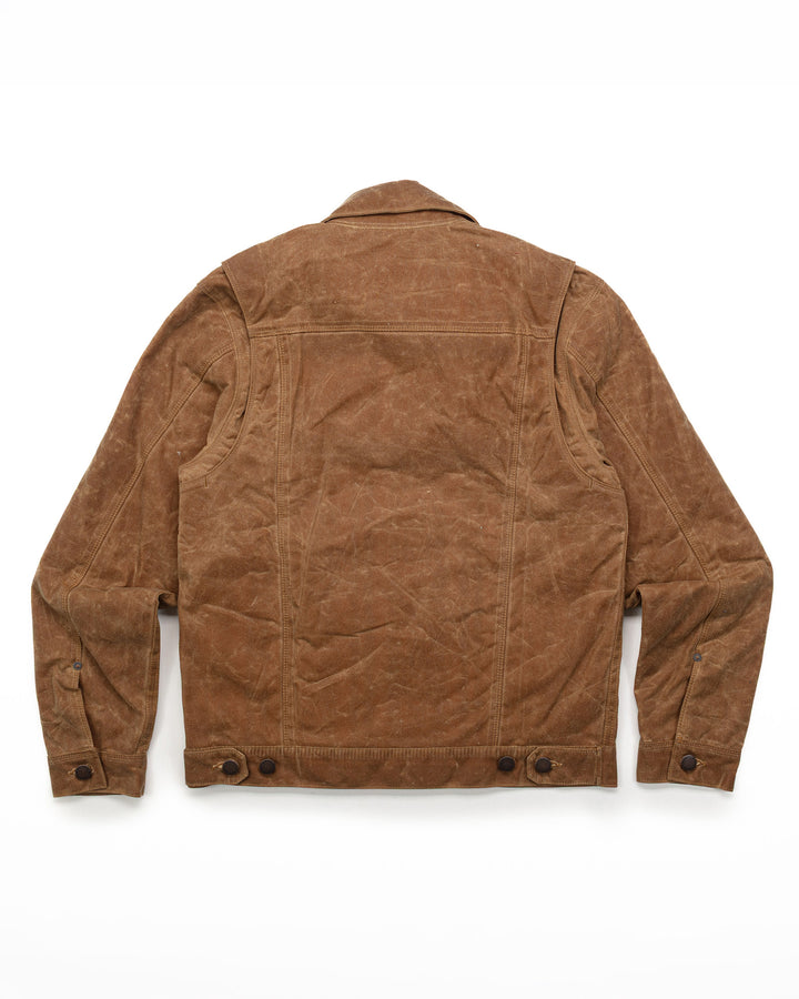 Waxed Riders Jacket in Rust