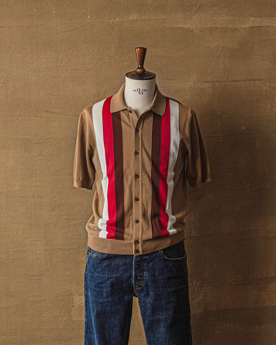 Mr President Polo Shirt in Camel