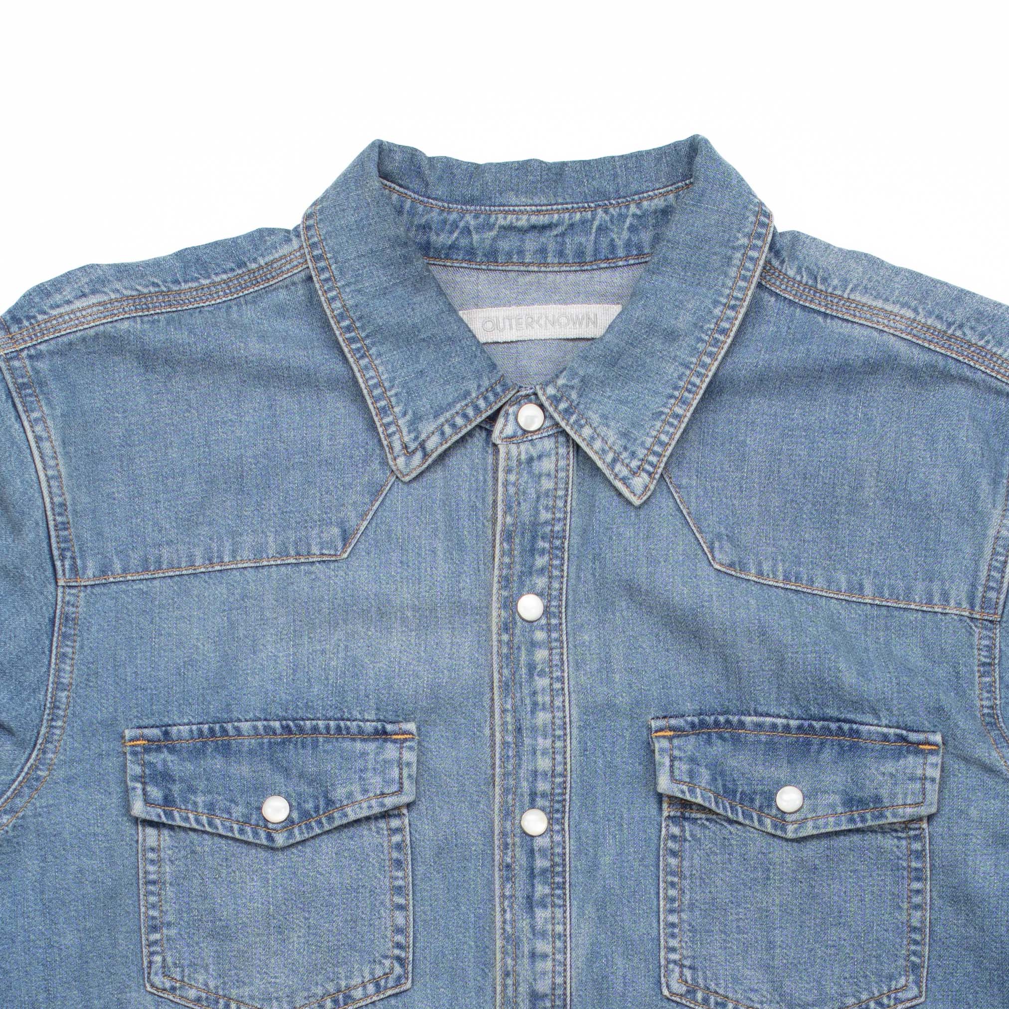 Western Denim Shirt #1240 – The Revive Club
