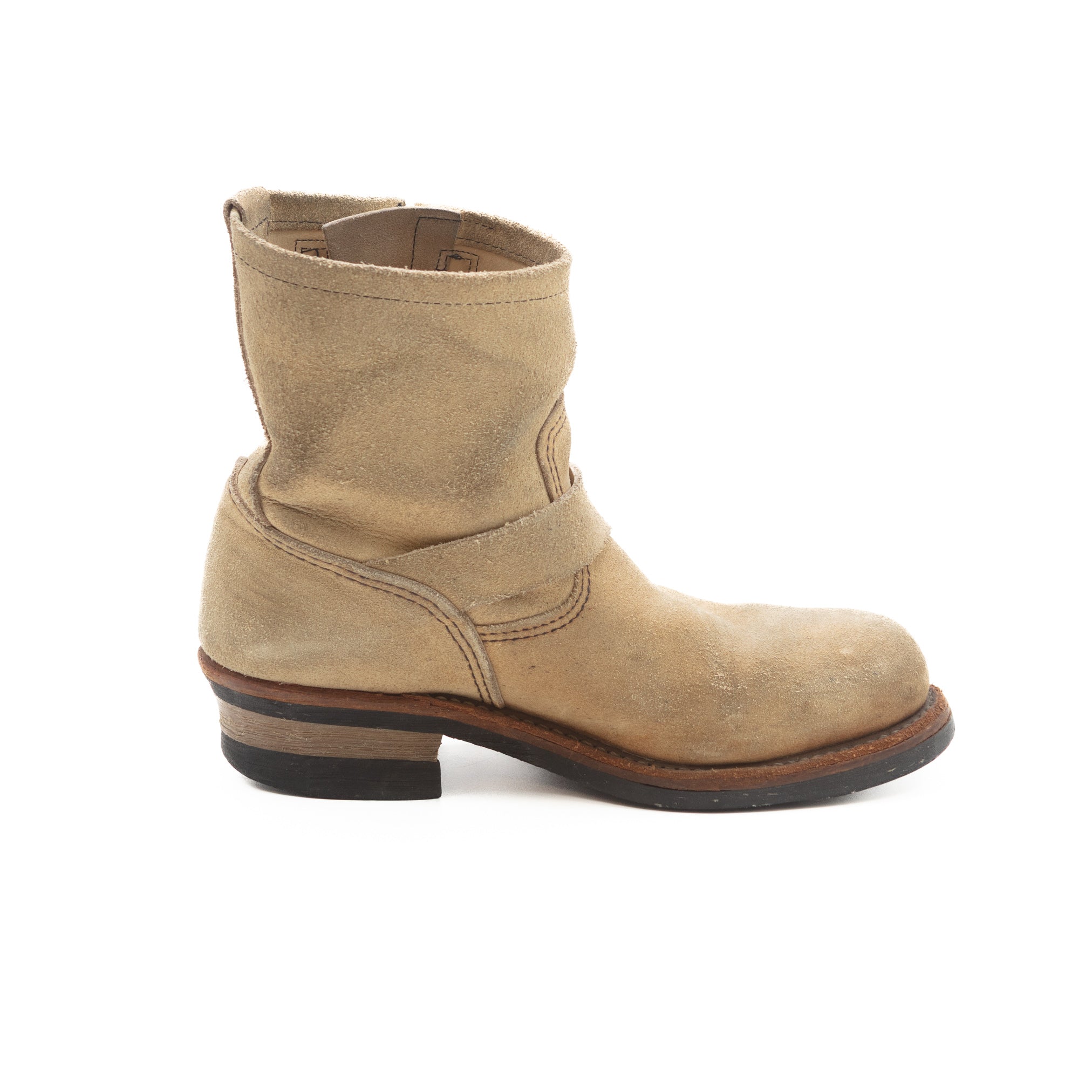 Engineer Short Boots 2965 Hawthorne Beige #1359 – The Revive Club