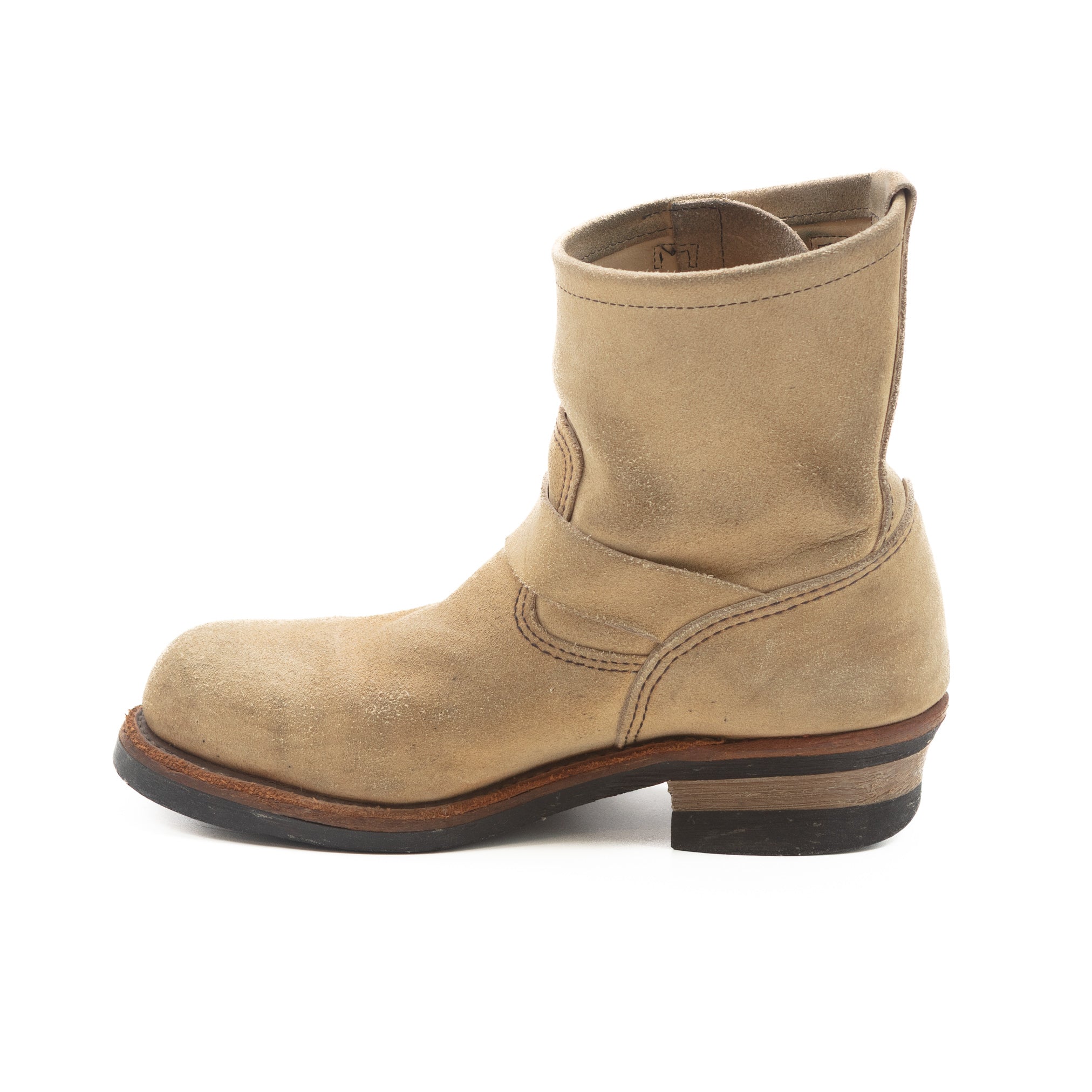 Engineer Short Boots 2965 Hawthorne Beige #1359 – The Revive Club
