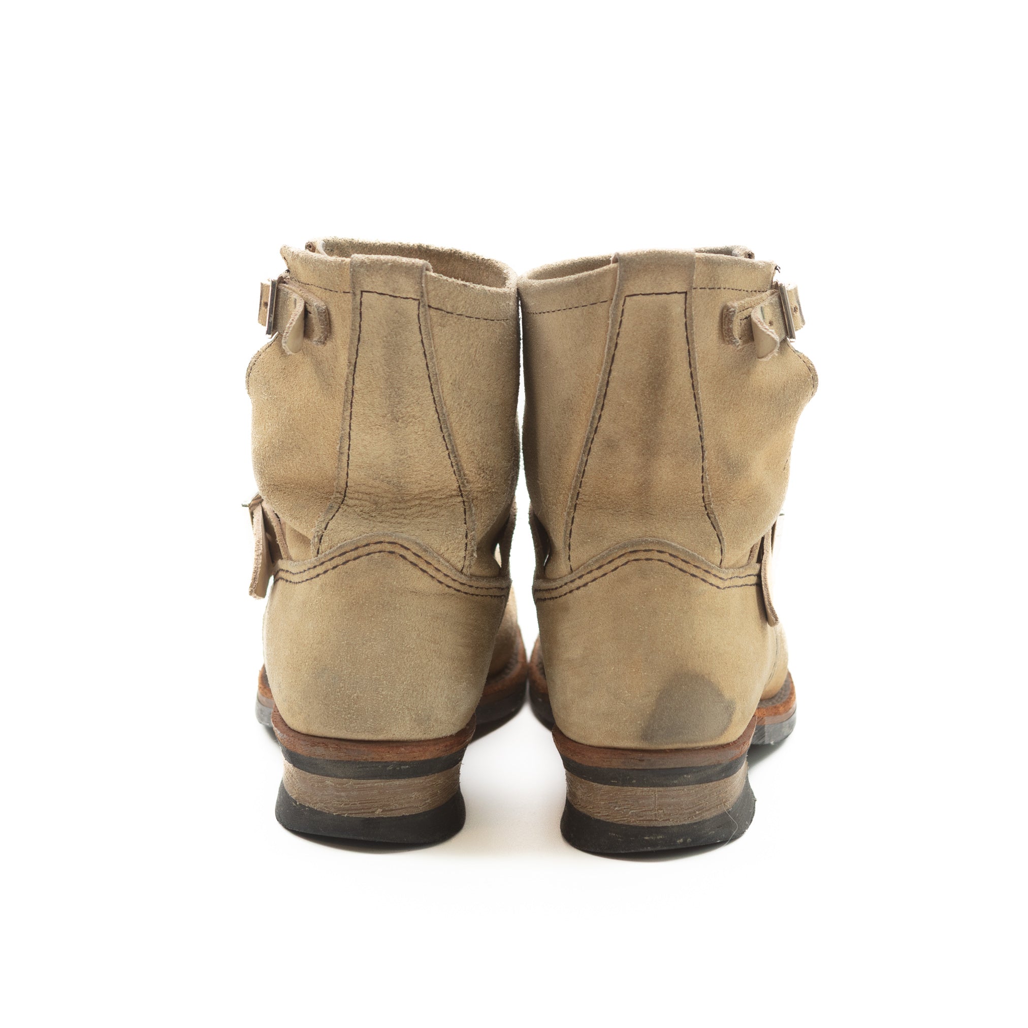 Engineer Short Boots 2965 Hawthorne Beige #1359 – The Revive