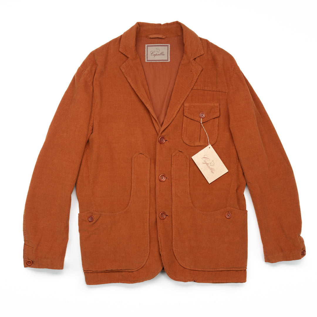 Iconic Jacket in Rust Microcord #1387 – The Revive Club