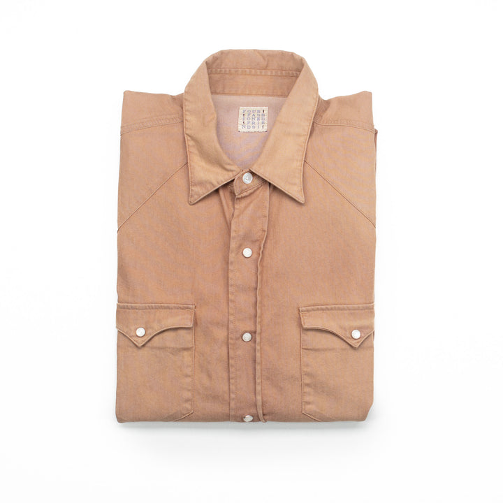 Western Shirt in Khaki #1432