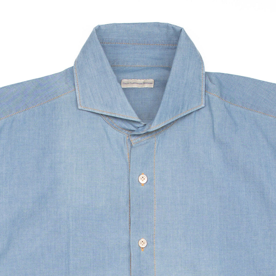 Parma Shirt in Washed Blue #1437