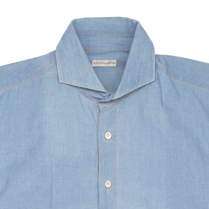 Parma Shirt in Washed Blue #1437