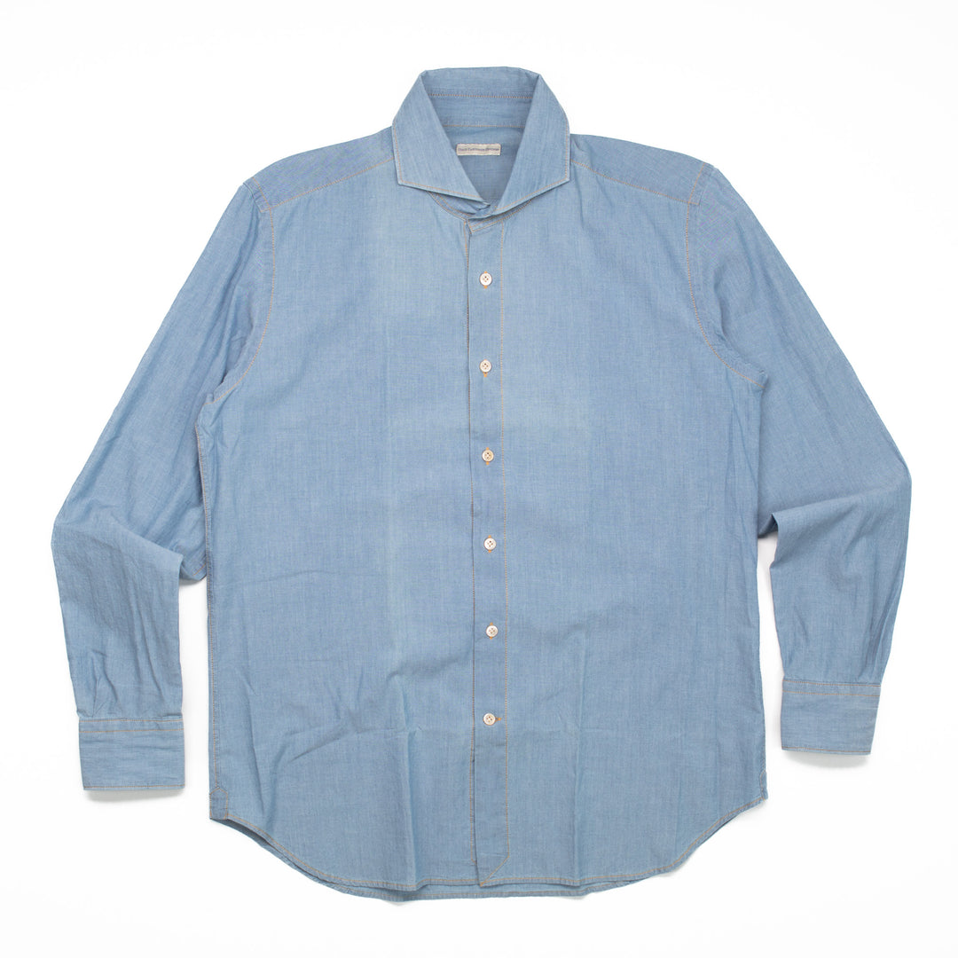 Parma Shirt in Washed Blue #1437