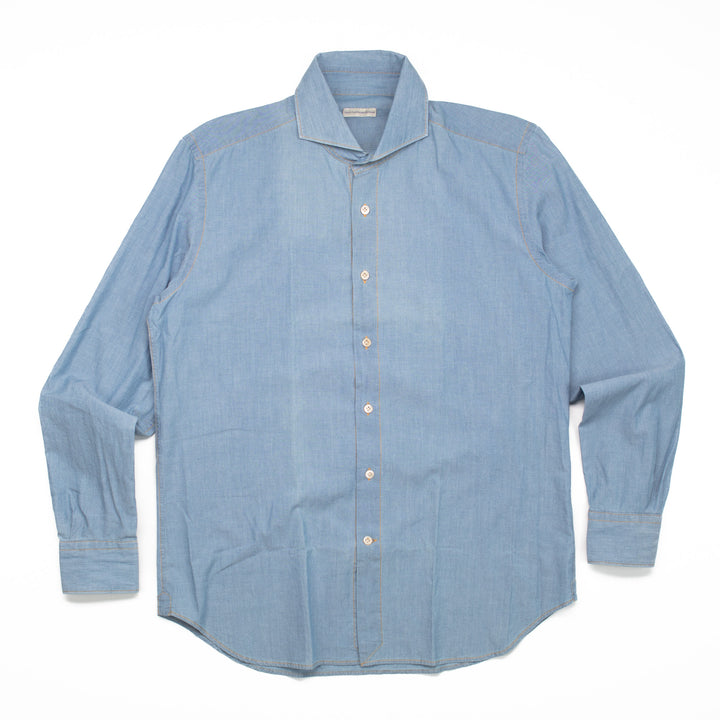 Parma Shirt in Washed Blue #1437