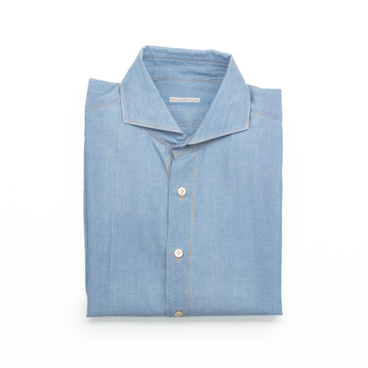 Parma Shirt in Washed Blue #1437