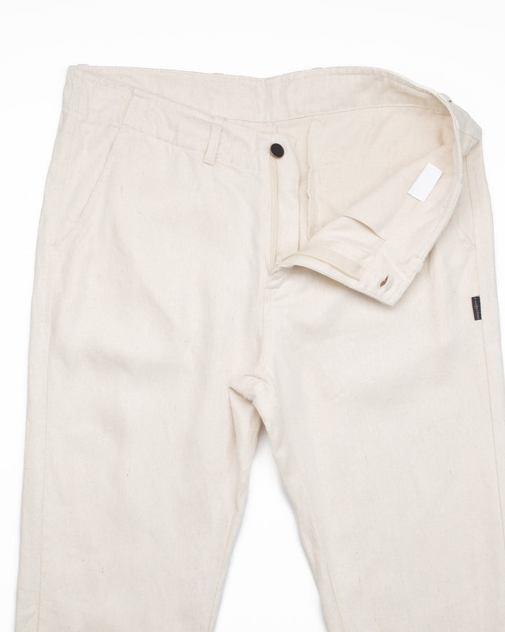 Chinos in Natural Hemp #1438