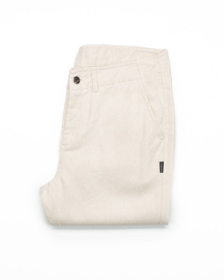 Chinos in Natural Hemp #1438