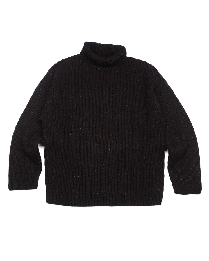 Dolcevita Sweater in Dark Brown Melange