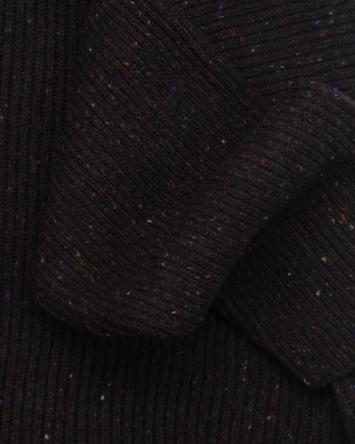 Dolcevita Sweater in Dark Brown Melange