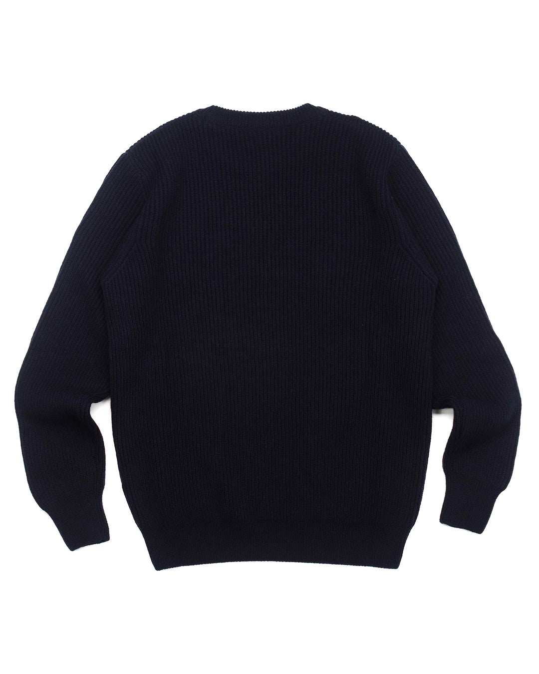 Ribbed Crewneck in Navy
