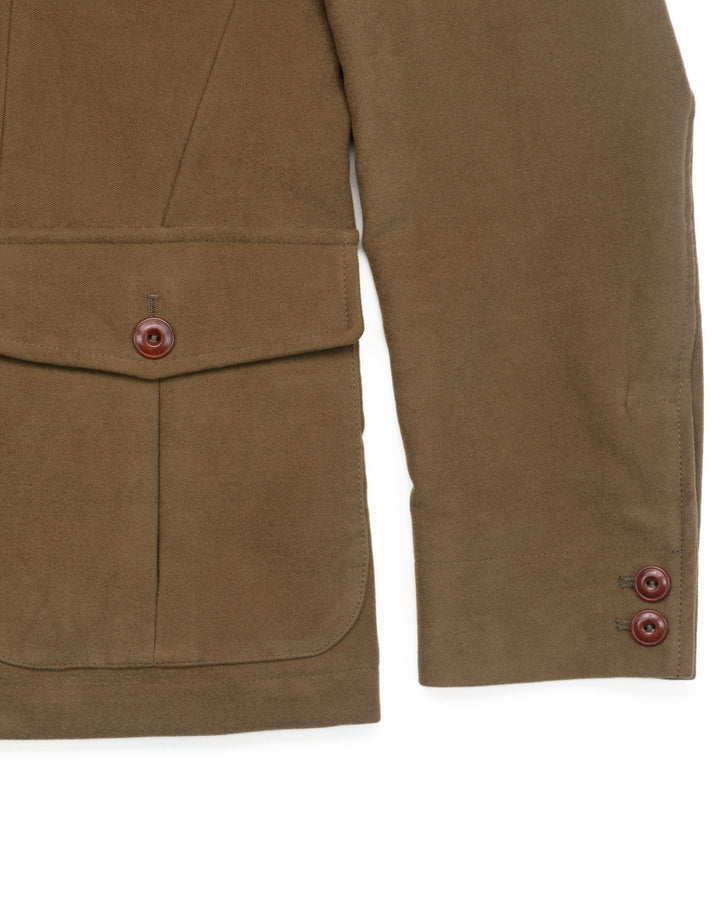 The Collina Jacket in Olive Moleskin