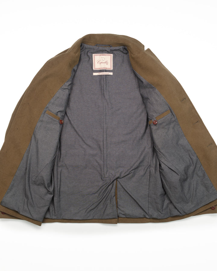 The Collina Jacket in Olive Moleskin