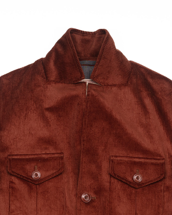 The Collina Jacket in Rust Corduroy