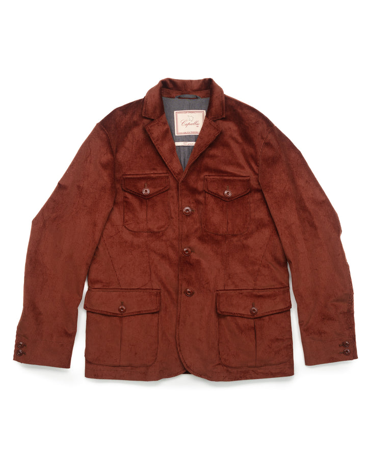 The Collina Jacket in Rust Corduroy